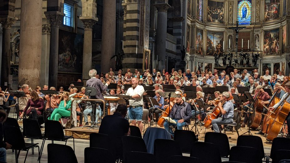 Generalprobe im Dom von Pisa 2022