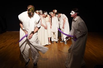 Szene aus »Lysistrata«