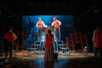 Szene aus »Die Lungenschwimmprobe«