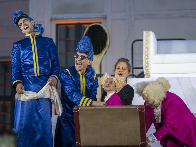 Szene aus Gulliver im Land der Riesen