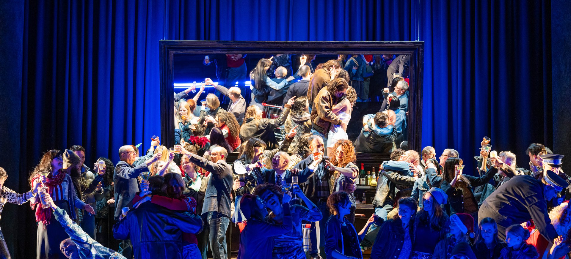 Eine Szene aus La bohème