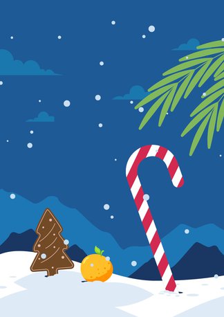 1. Familienkonzert Plakatgrafik zu Marzipan und Mandarinen