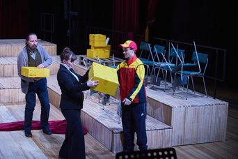 Szene aus »Der Besuch der alten Dame«