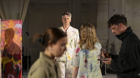 Szene aus »Fräulein Julie in Arbeit« © Falk Wenzel