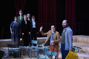 Szene aus »Der Besuch der alten Dame«