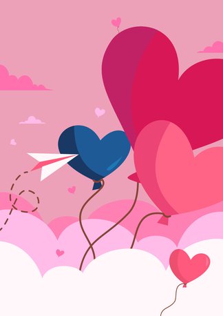 2. Familienkonzert Plakatgrafik zum Thema Liebe