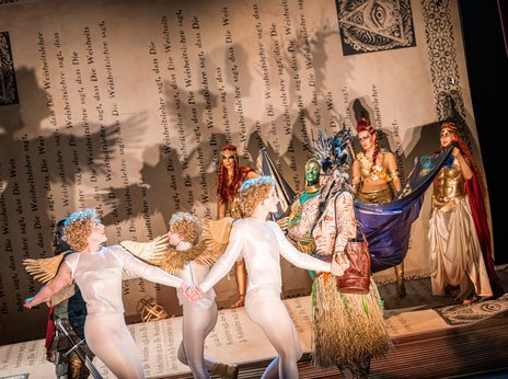 Szene aus »Die Zauberflöte«