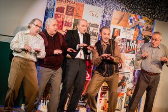 Szene aus »Irgendwo auf der Welt... Die Geschichte der Comedian Harmonists«