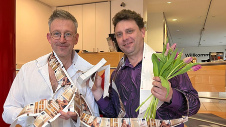 Walter Sutcliffe und Michal Sedláček in der Theaterkasse