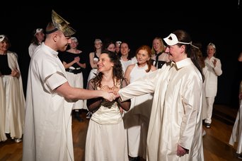 Szene aus »Lysistrata«