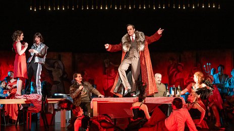 Szene aus »Orpheus in der Unterwelt«