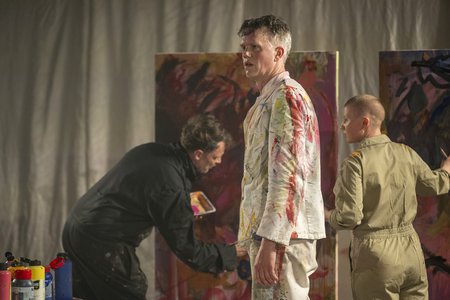 Szene aus »Fräulein Julie in Arbeit« © Falk Wenzel