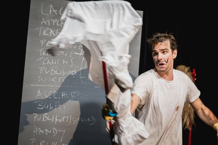 Szene aus »›Die ganze Welt ist eine Bühne‹ – Shakespeares Narren« © Anna Kolata