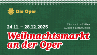 Weihnachtsmarkt an der Oper Halle