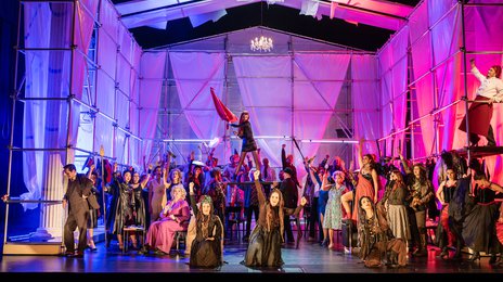 Szene aus »Orpheus in der Unterwelt«