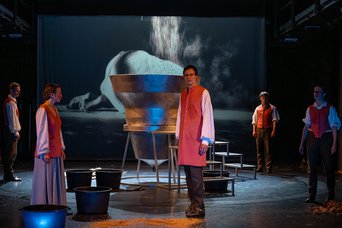 Szene aus »Die Lungenschwimmprobe«